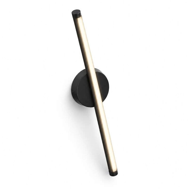 LED Wall Lamp, 50 cm Black