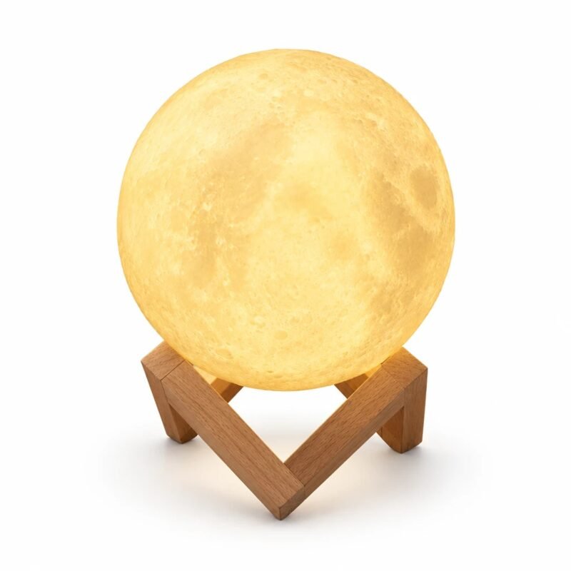 Moon Lamp Night Light, Warm Light, main packshot Moon Lamp Night Light, Warm Light