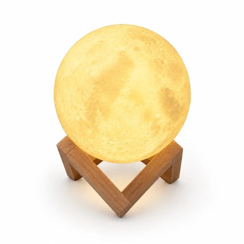 Moon Lamp Night Light, Warm Light