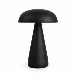 Mushroom Table Lamp, Black