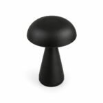 Mushroom Table Lamp, Black