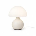 Mushroom Table Lamp, White