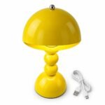 Mushroom Table Lamp, Yellow