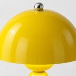 Mushroom Table Lamp, Yellow