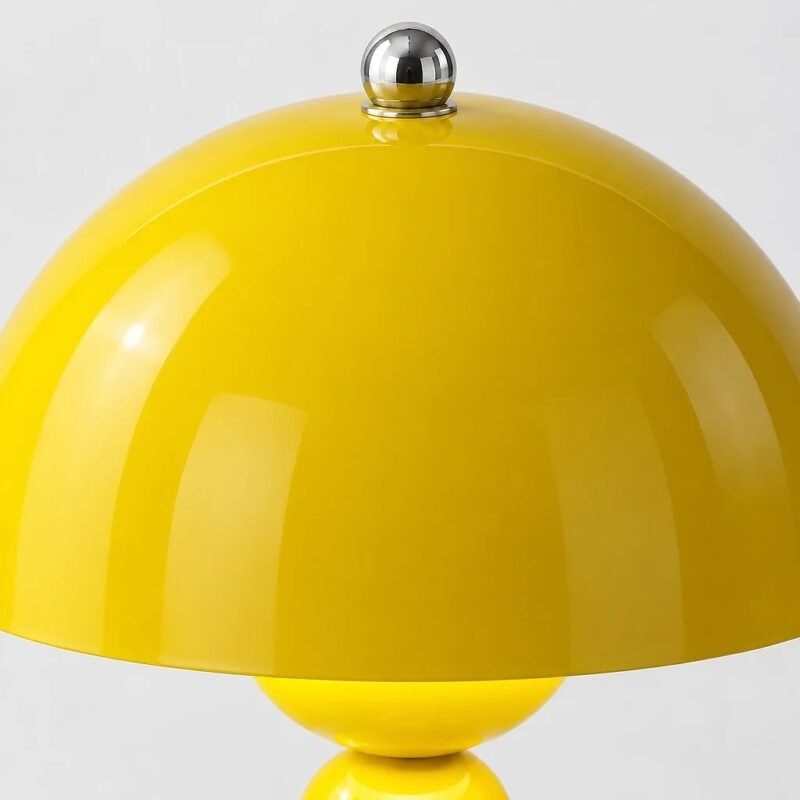 Mushroom Table Lamp, Yellow