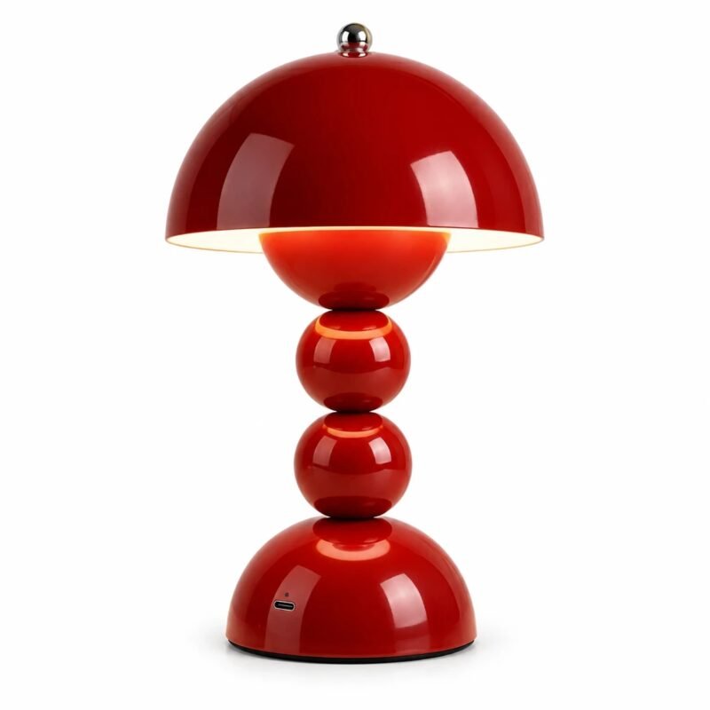 Red Mushroom Table Lamp, Rechargeable, main packshot Red Mushroom Table Lamp, Rechargeable