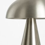 Silver Mushroom LED Table Lamp