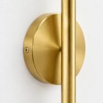 Wall Lamp, Gold 50cm Rechargeable