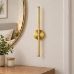 Wall Lamp, Gold 50cm Rechargeable