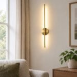 Wall Sconce, 50 cm Gold