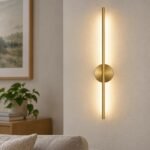 Wall Sconce, 50 cm Gold