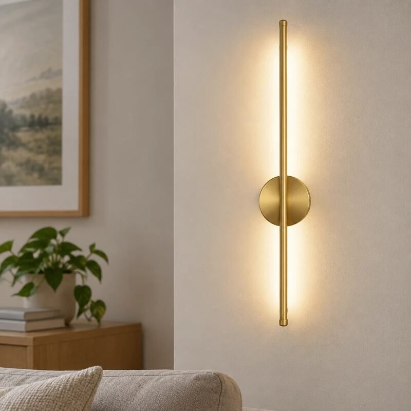 Wall Sconce, 50 cm Gold